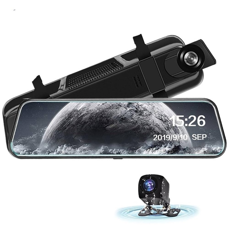 دوربین ثبت وقایع خودرو مدل آینه ای تمام لمسی CAR PLYE WIFI 4K