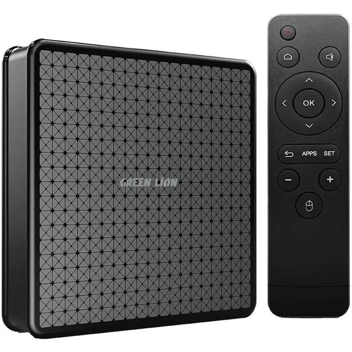 اندرویدباکس گرین لاین مدل 4K - 16GB GL-TV5 با گارانتی 6 ماهه