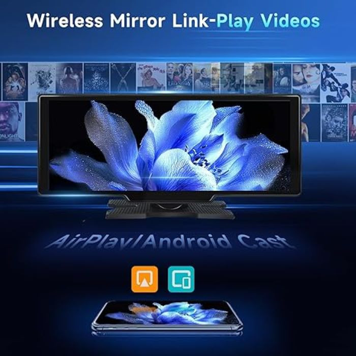 دوربین ثبت وقایع مدل اندروید به همراه دوربین عقب 4K WIFI