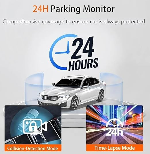دوربین ثبت وقایع خودرو مدل چهار دوربینه D65 WIFI