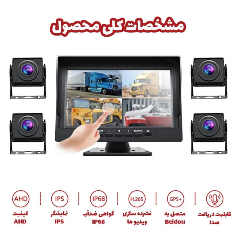 دوربین ثبت وقایع مدل 360 NEW پنج لنز