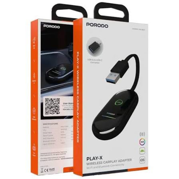 دانگل بیسیم کارپلی و اندروید اتو پرودو مدل PDCRPLYS7BK