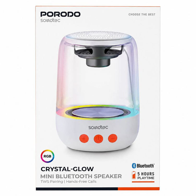 اسپیکر پرودو مدل Crystal-Glow Mini